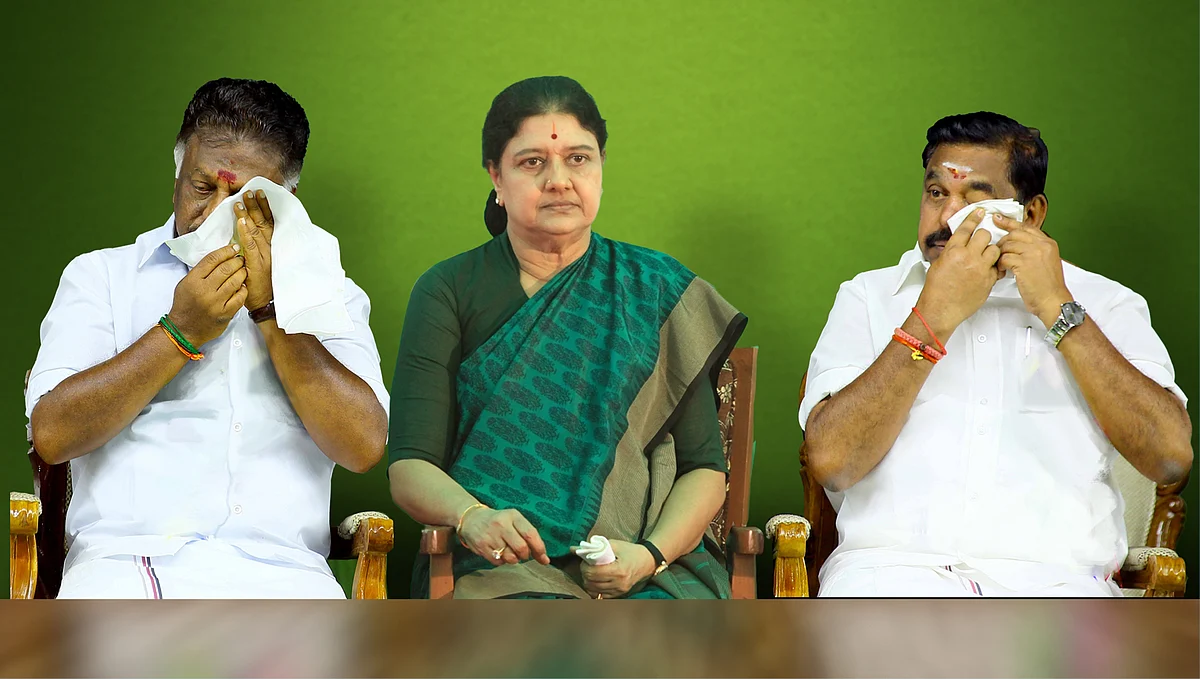 ஓ.பன்னீர்செல்வம், சசிகலா, எடப்பாடி பழனிசாமி