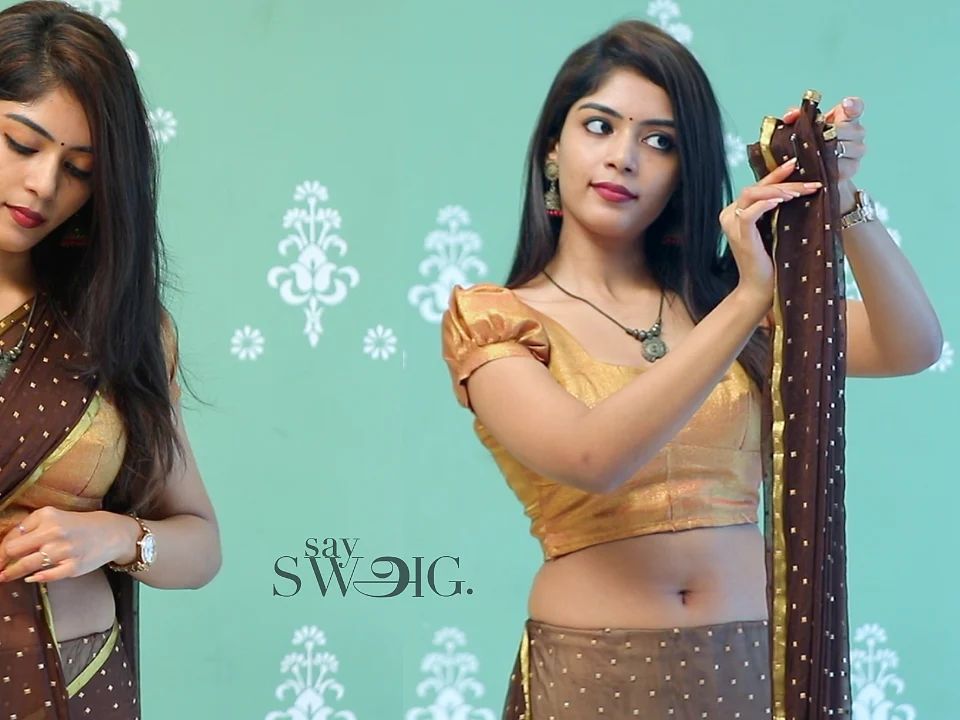 5 Minutes-ல அழகாக புடவை கட்டலாம்! | Simple Saree Draping Tips For Beginners | Step by Step Tutorial