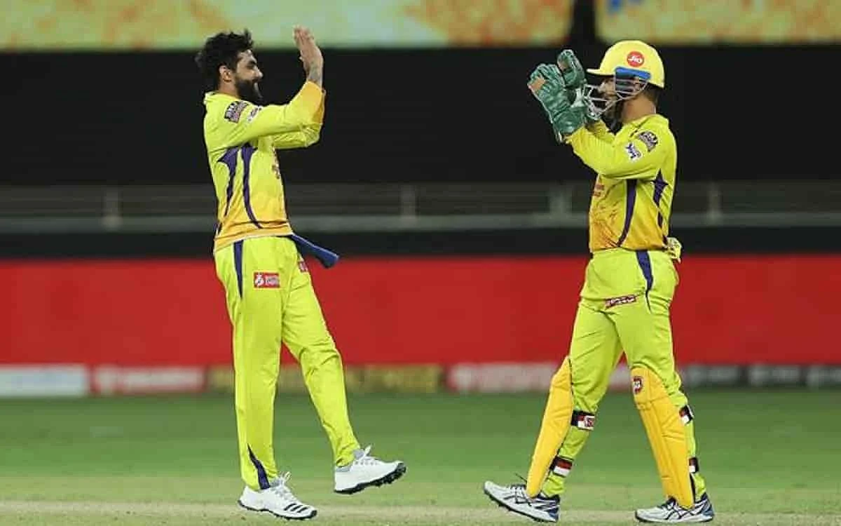 Jadeja with Dhoni