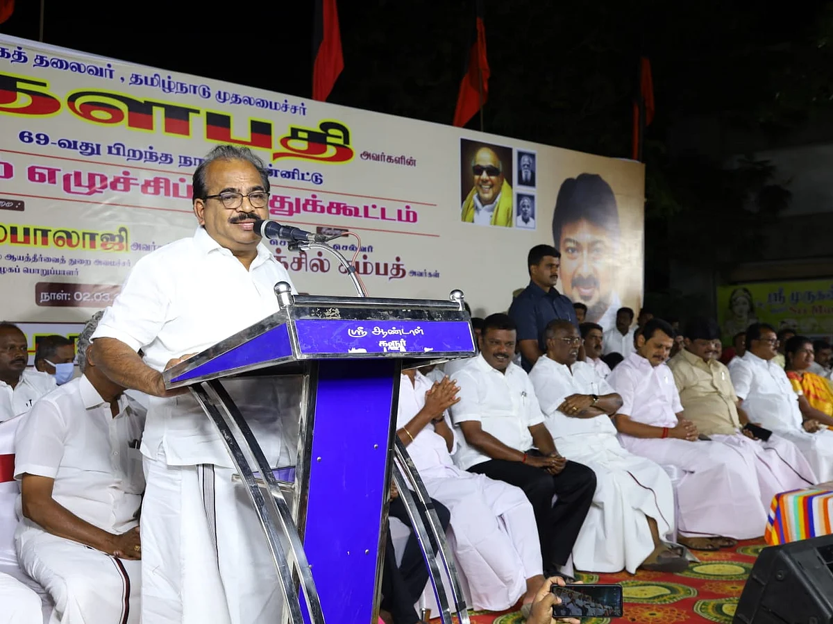 ``கோவை திமுக பட்டாலியனுக்கு தலைமை தாங்குபவர், செந்தில் பாலாஜி!” - நாஞ்சில் சம்பத்
