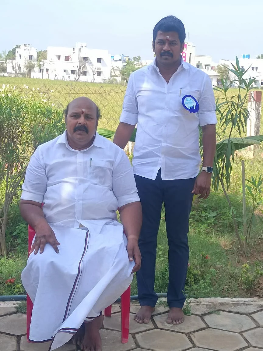 எம்.எல்.ஏ நீலமேகத்துடன் அண்ணா.பிரகாஷ்