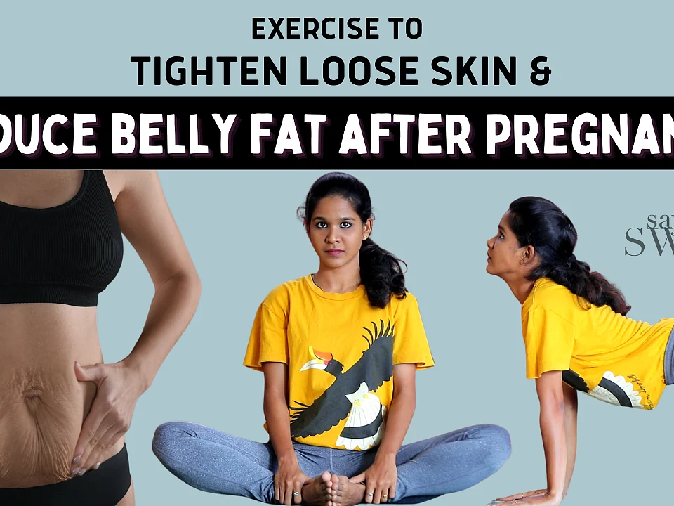 பிரசவத்துக்குப் பின் வயிறு குறைக்க Exercise | Reduce Belly & Back Pain Post Pregnancy | Home Workout