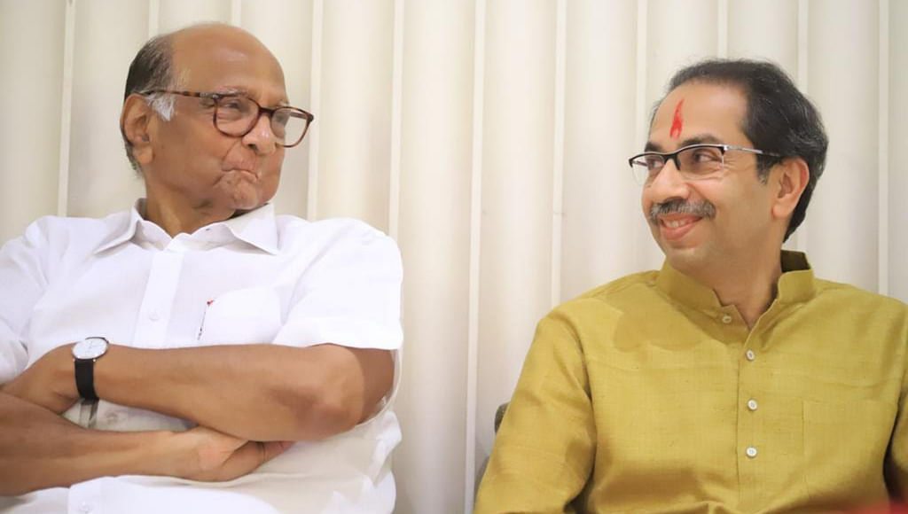 சரத் பவார் - உத்தவ் தாக்கரே