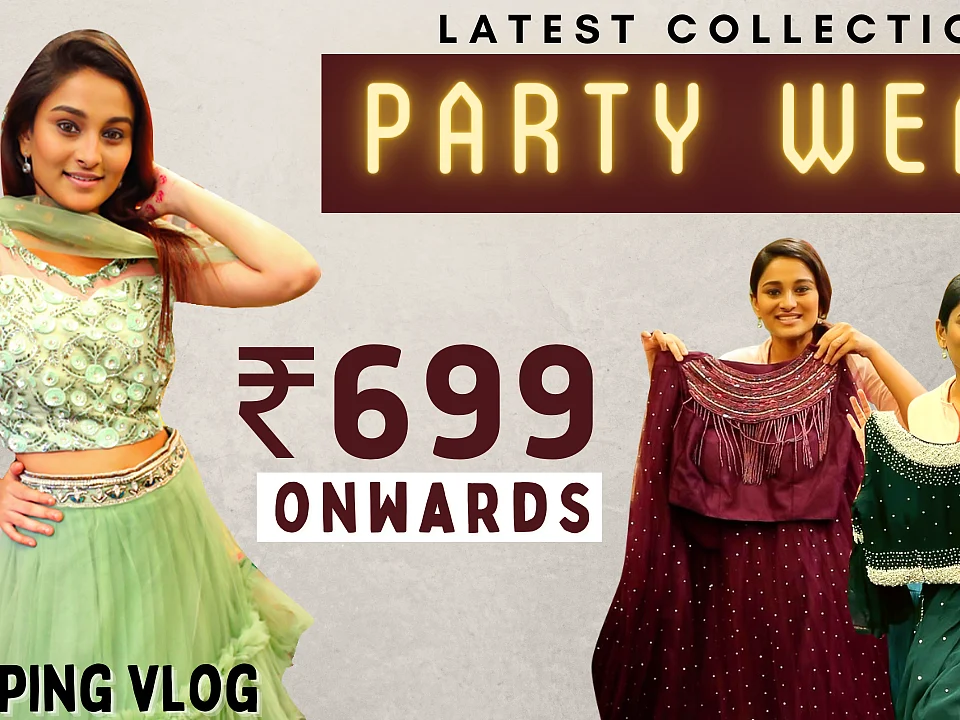 Wedding-ல நீங்க தனியா தெரியணுமா? Affordable Party Outfits | Grand Function Dresses | Shopping Vlog