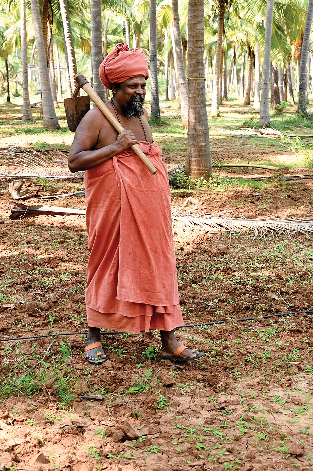 பண்ணையில் தவத்திரு குன்றக்குடி பொன்னம்பல அடிகளார்