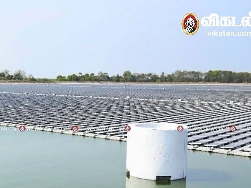 நர்மதை ஆற்றில் மிதக்கும் சோலார் திட்டம்... நீர் சேமிப்புக்கும் உதவும்!