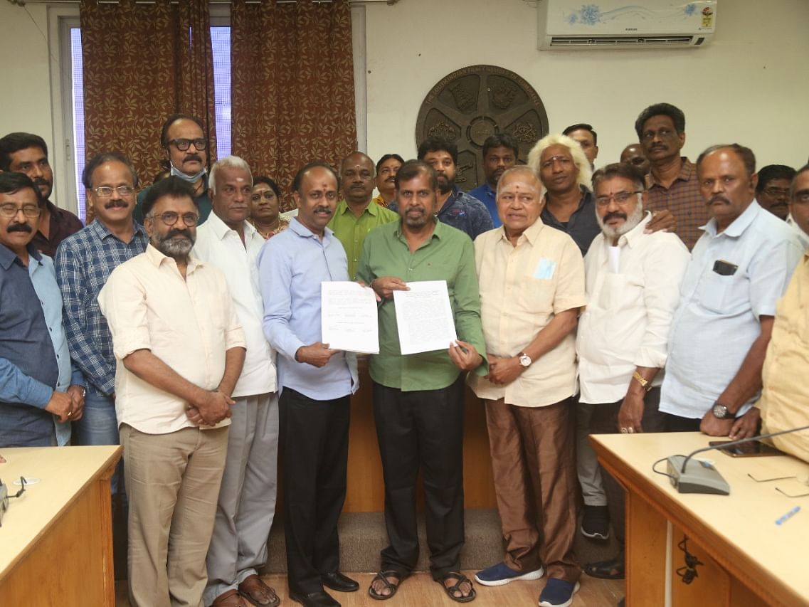 "தமிழ்த் திரைப்படத் தொழிலாளர்களுக்கு ஊதிய உயர்வு!"- விளக்கும் ஆர்.கே.செல்வமணி 