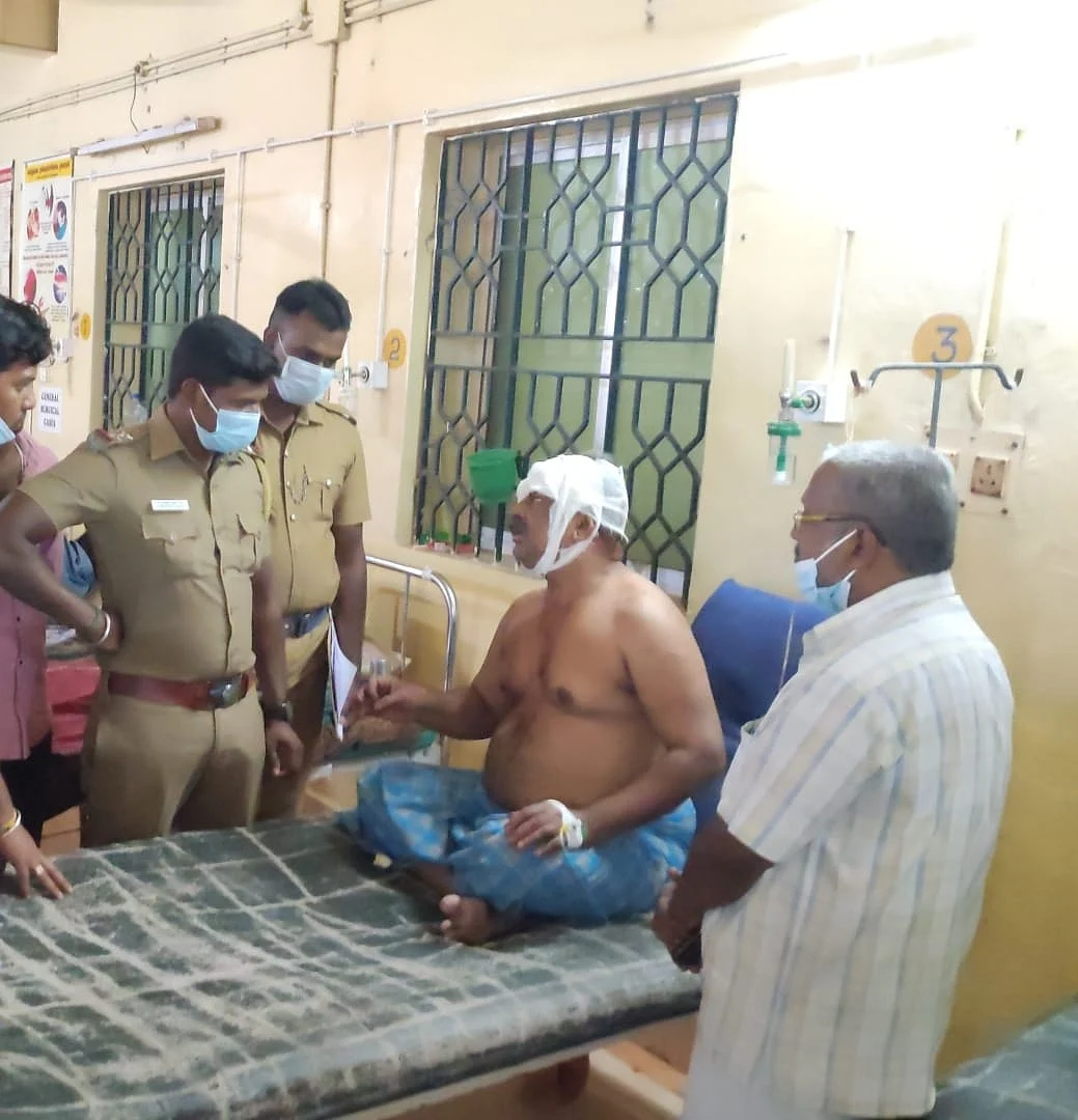 படுகாயமடைந்த ஊழியர்