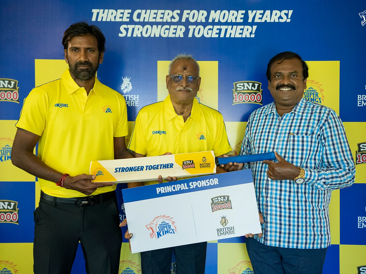 CSK-வின் ஸ்பான்சராகத் தொடர்கிறது SNJ!