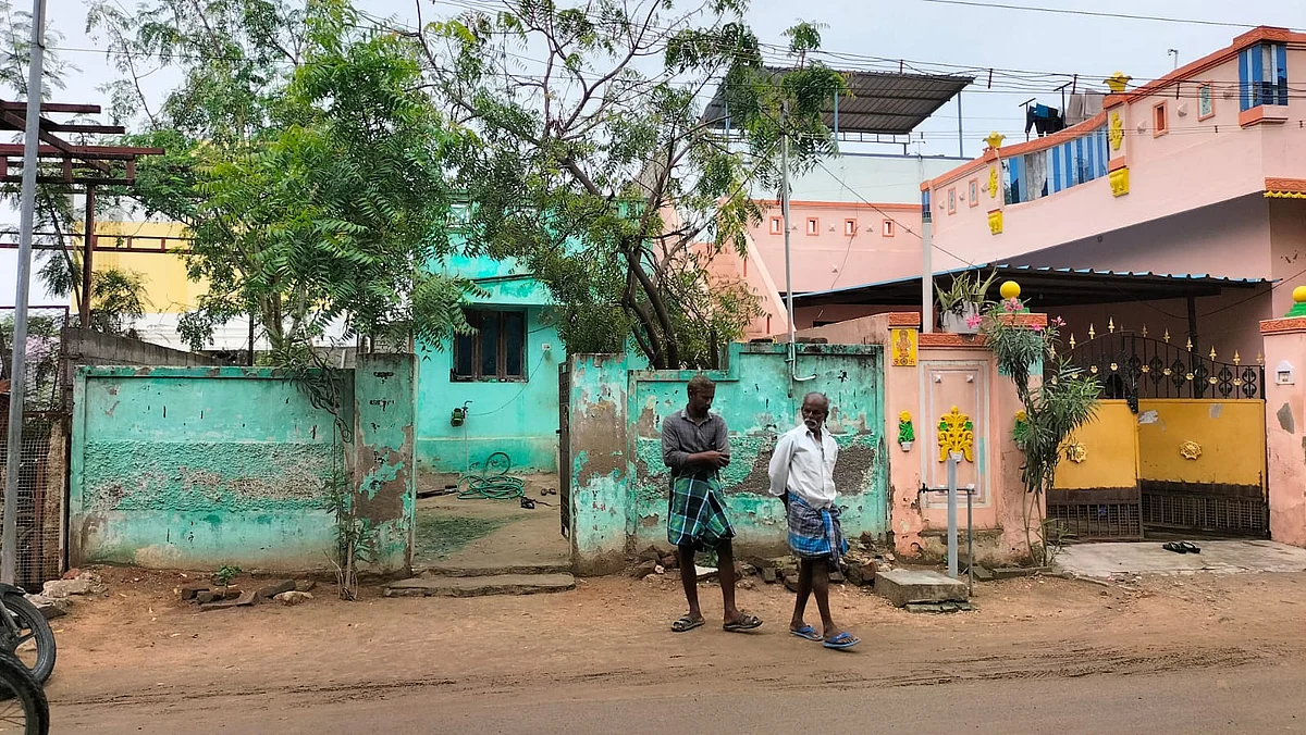 கொலை நடந்த மாரிச்செல்வியின் வீடு