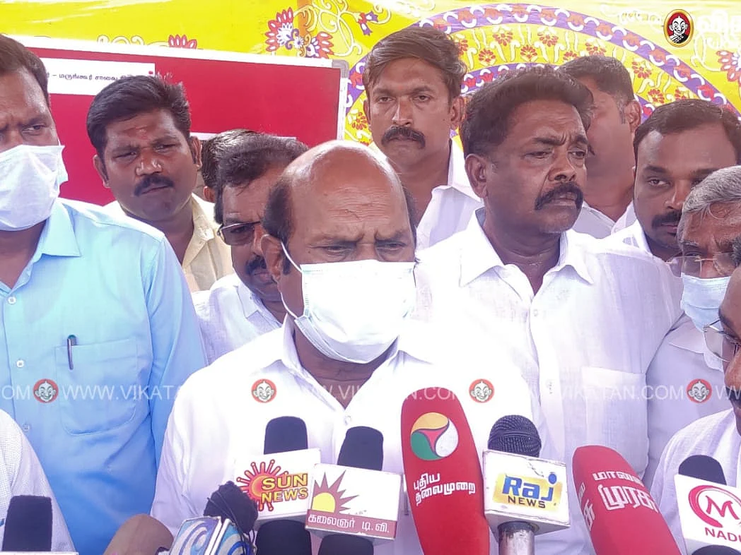 குமரி: `விவேகானந்தர் மண்டபத்தில் இருந்து வள்ளுவர் சிலைக்கு கடலில் கண்ணாடி பாலம்’ - அமைச்சர் எ.வ.வேலு