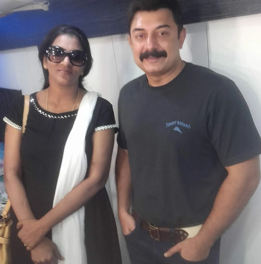 நடிகர் அரவிந்த்சாமியுடன்...