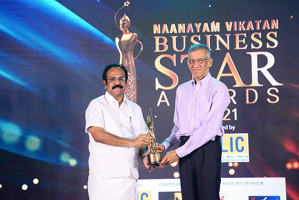 சாதனையாளர்களுக்கு மகுடம்..! நாணயம் விகடன் பிசினஸ் ஸ்டார் விருதுகள் -2021