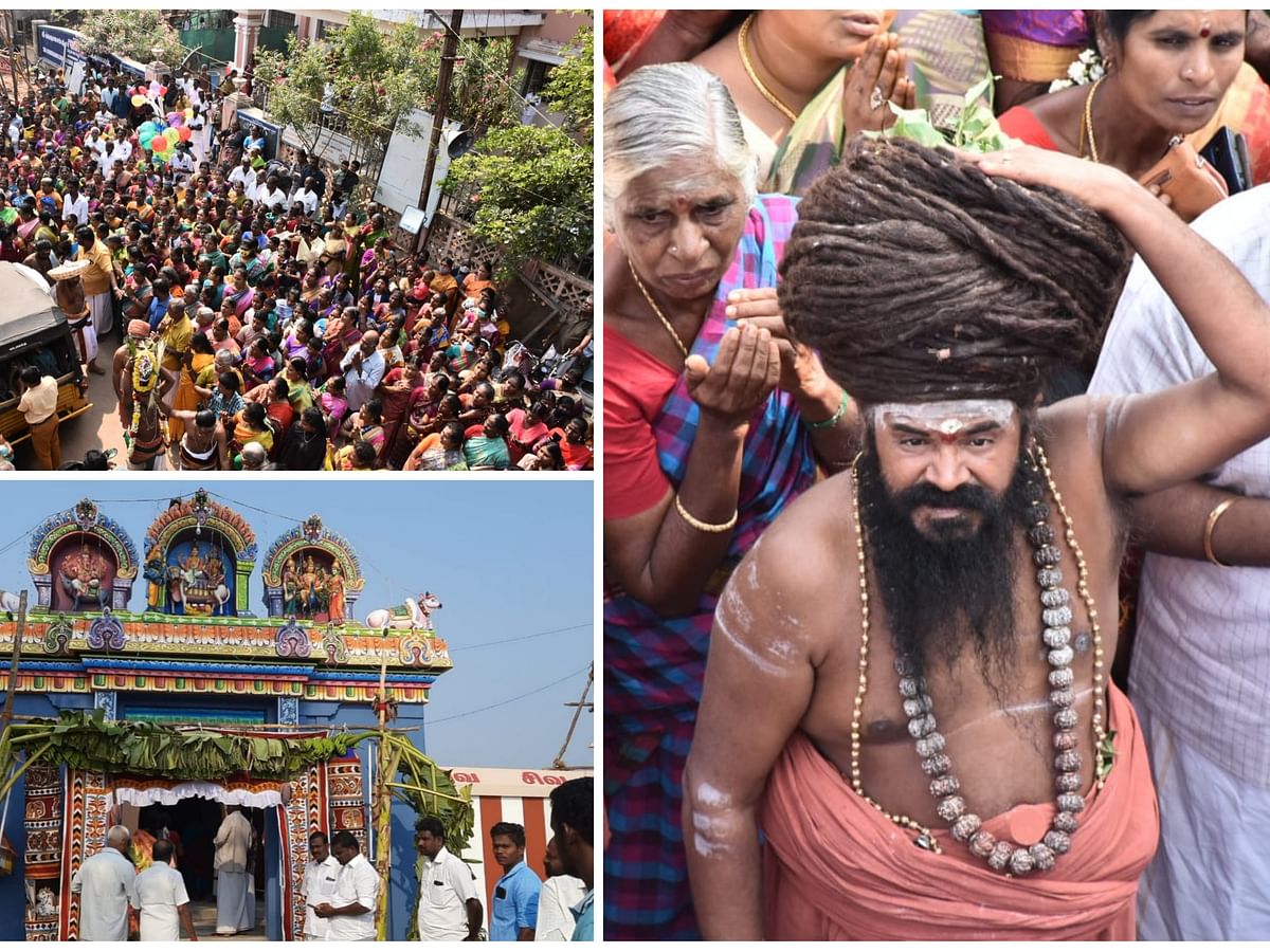 திருக்கடையூரில் ஒரே நாளில் 7 சுற்றுக் கோயில்களுக்குக் கும்பாபிஷேகம் - திரளான பக்தர்கள் தரிசனம்!