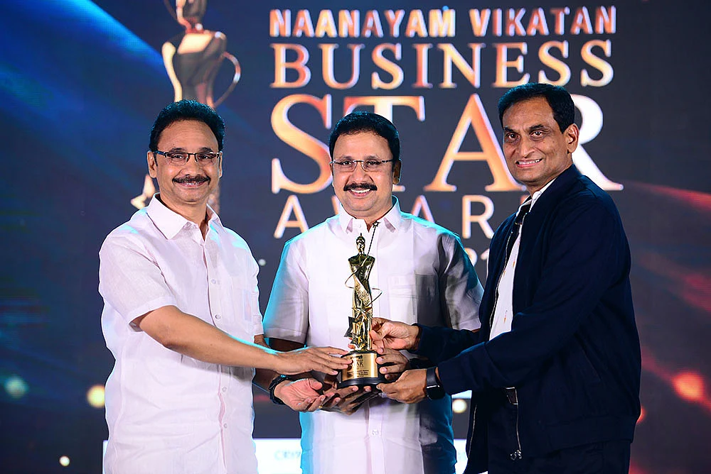 சாதனையாளர்களுக்கு மகுடம்..! நாணயம் விகடன் பிசினஸ் ஸ்டார் விருதுகள் -2021