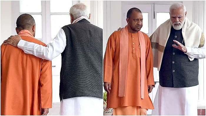 மோடி - யோகி ஆதித்யநாத்