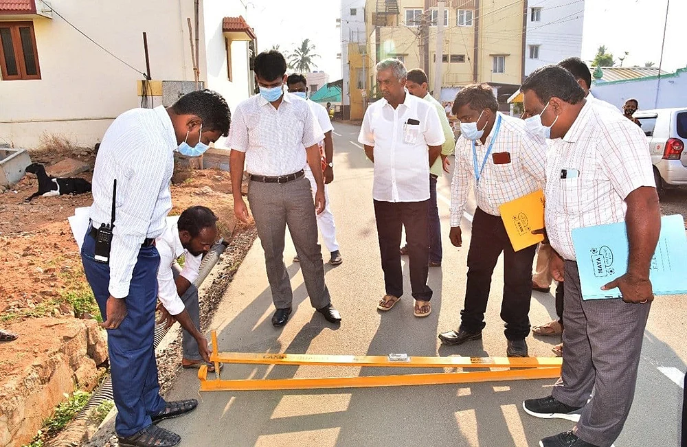 ஆய்வுப்பணியில் ஆணையர் ராஜகோபால் சுன்கரா...