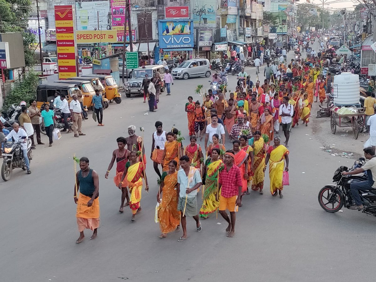 `பல 100 கி.மீ தூரம் பாதயாத்திரை வரும் நகரத்தார்' வைத்தீஸ்வரன்கோவிலில் வழிபாடு!