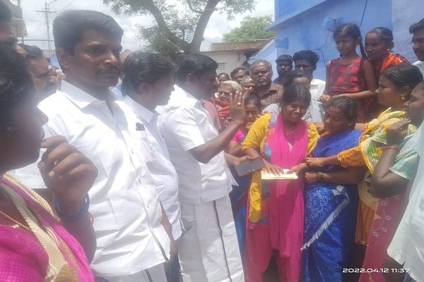 ஆறுதல் தெரிவித்த சிவ பதமநாபன்
