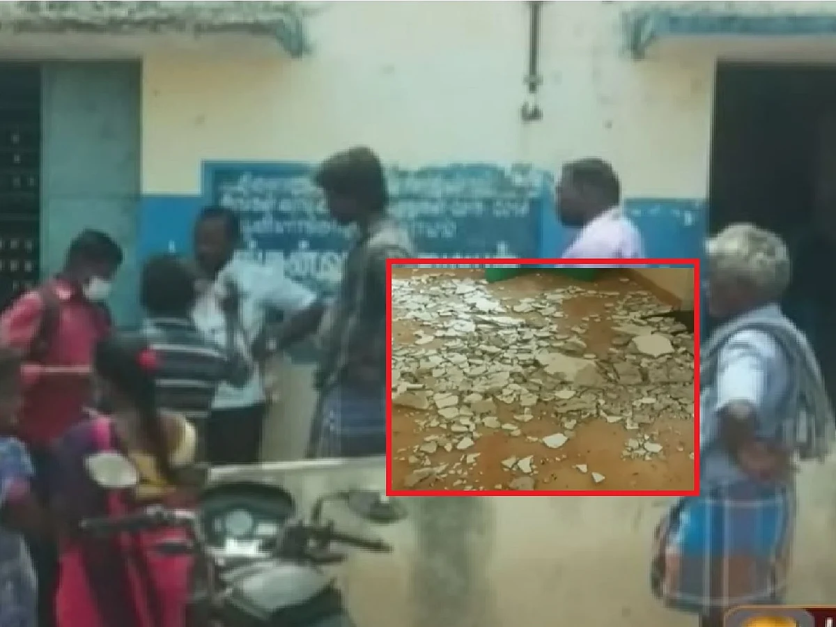 திருவள்ளூர்: அங்கன்வாடி மேற்கூரை இடிந்து விழுந்து காயமடைந்த சிறுவன் - என்ன நடந்தது?