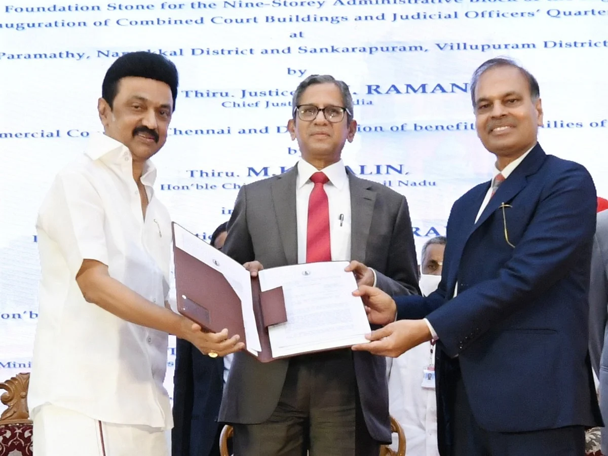 ``மொழிக்காக முதலில் வருபவர்கள் தமிழர்கள்” - உச்ச நீதிமன்ற தலைமை நீதிபதி என்.வி.ரமணா