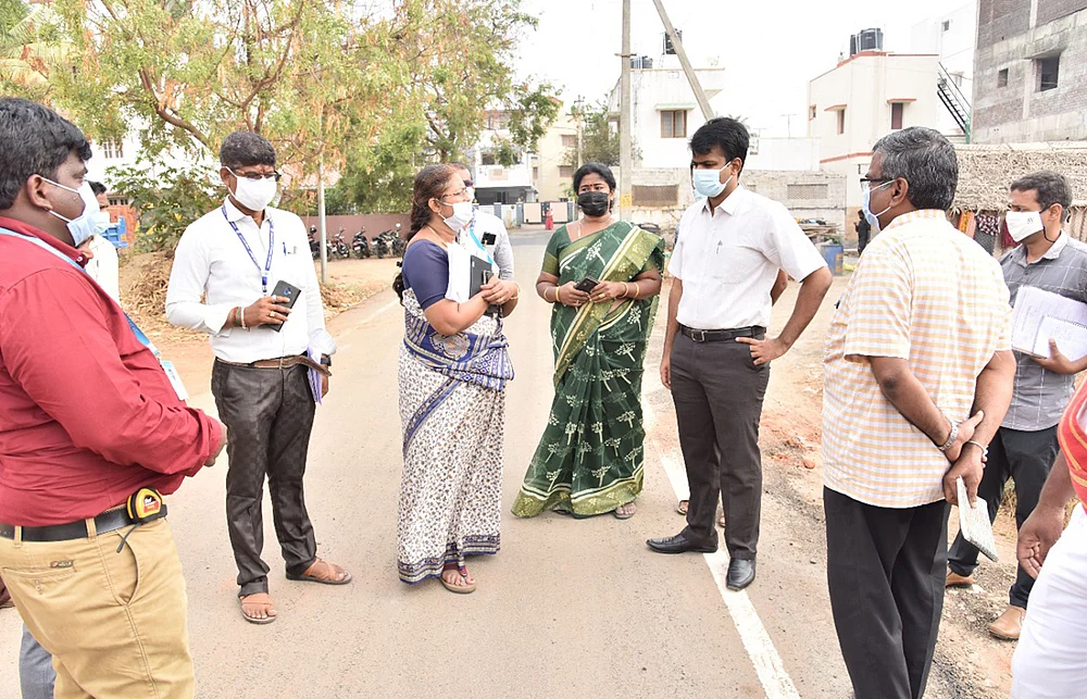 ஆய்வுப்பணியில் ஆணையர் ராஜகோபால் சுன்கரா...