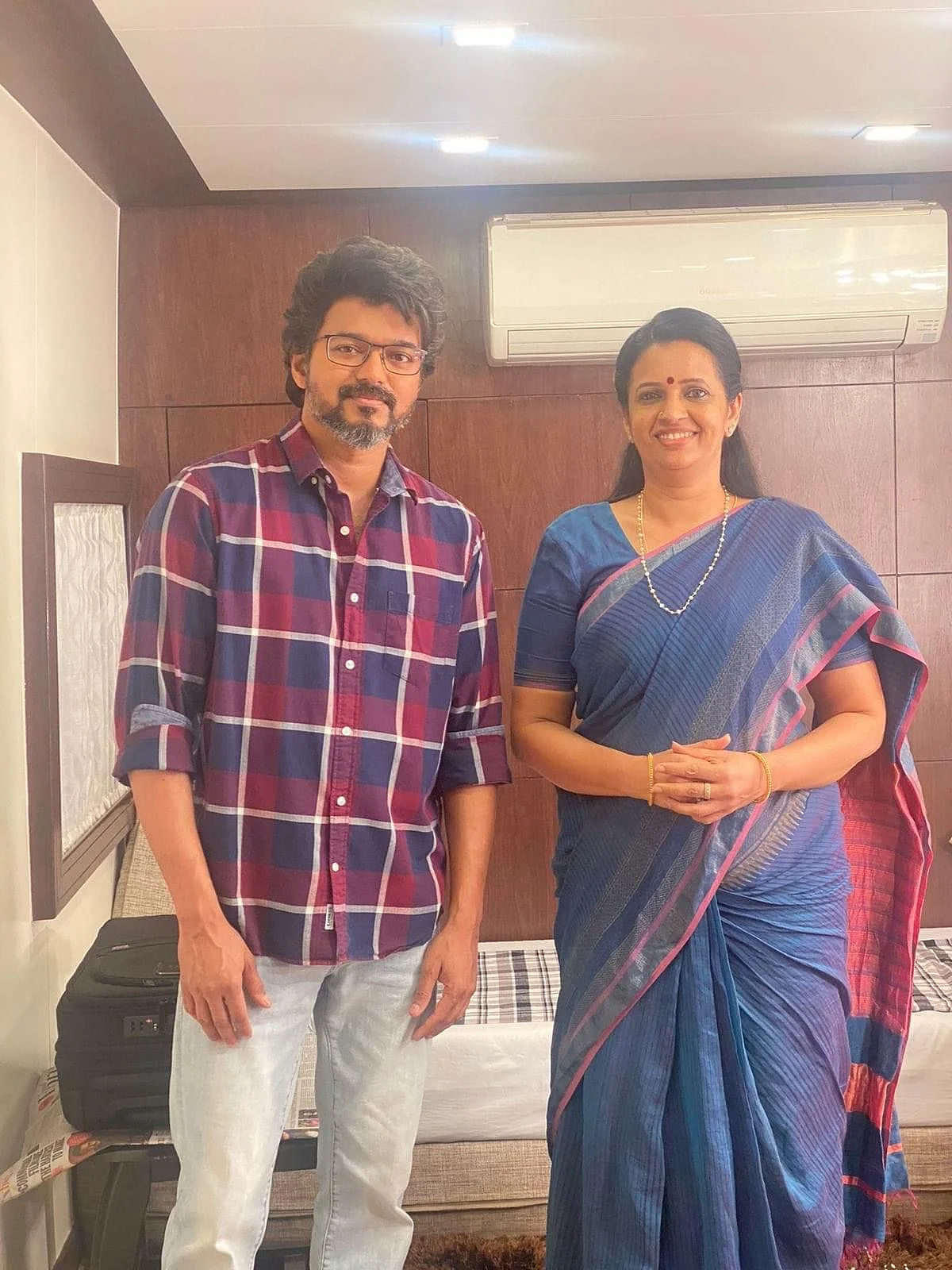 விஜய் உடன் பீஸ்ட் படப்பிடிப்பில்