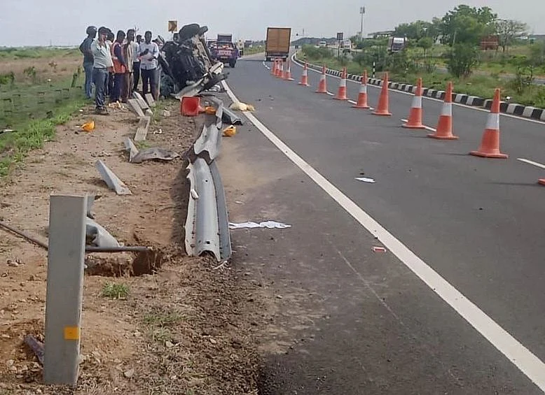 விபத்து நடந்த இடம்
