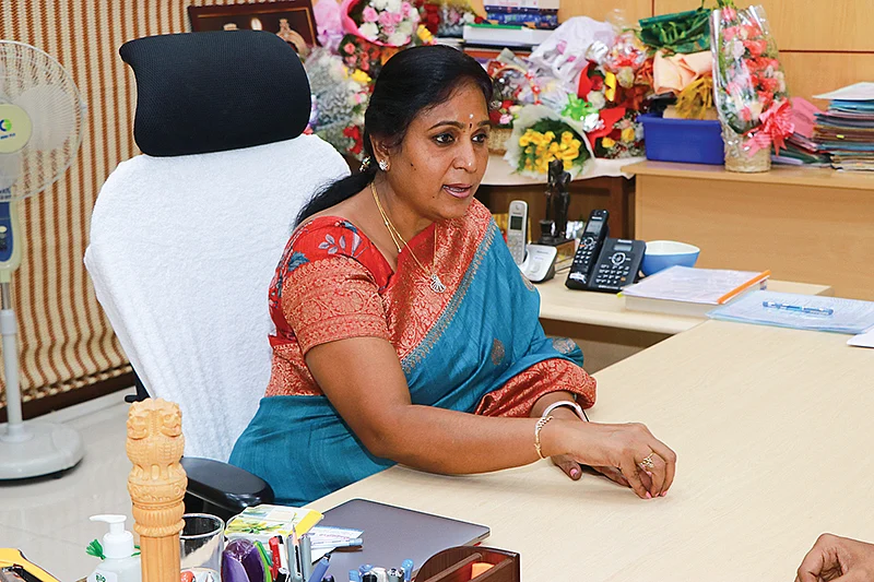 நேர்காணலில் கீதாலட்சுமி