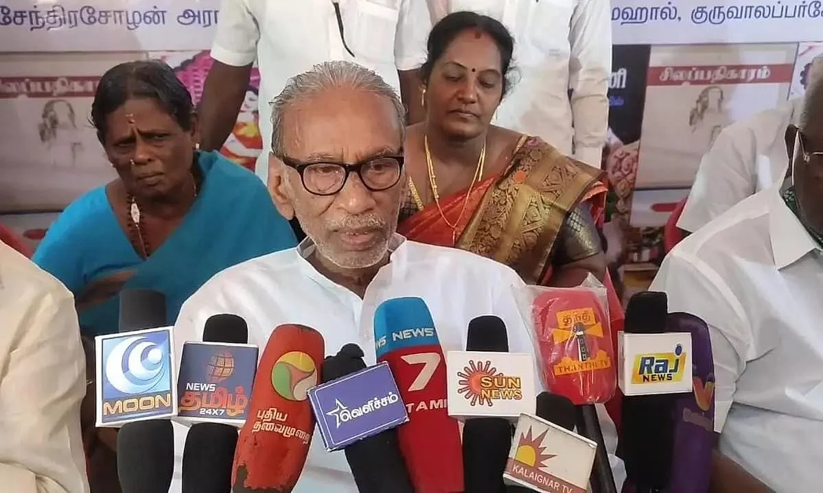 பழ.நெடுமாறன் பத்திரிகையாளர் சந்திப்பு
