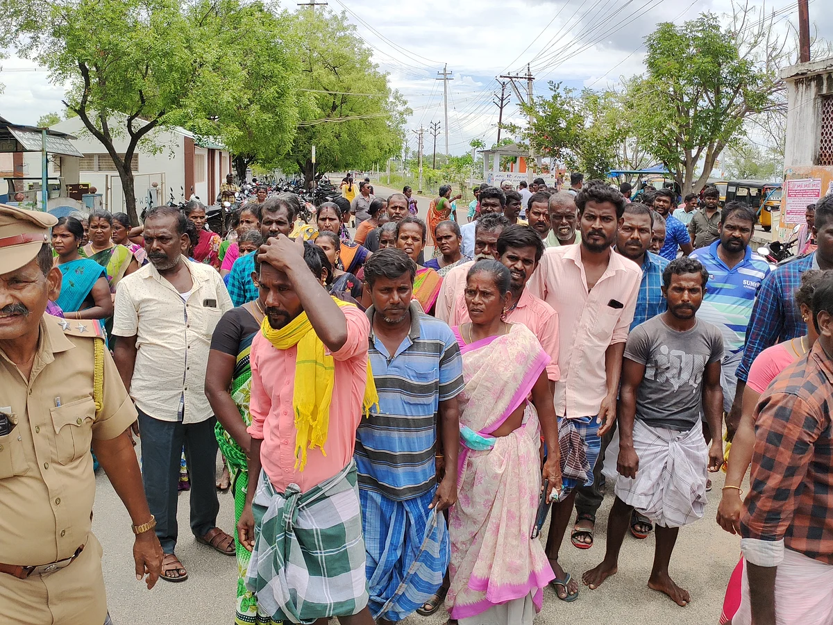 சாத்தூர் அருகே கர்ப்பிணி எரித்துக் கொலையா? - பெண் வீட்டார் புகார்; ஆர்.டி.ஓ. விசாரணை தீவிரம்