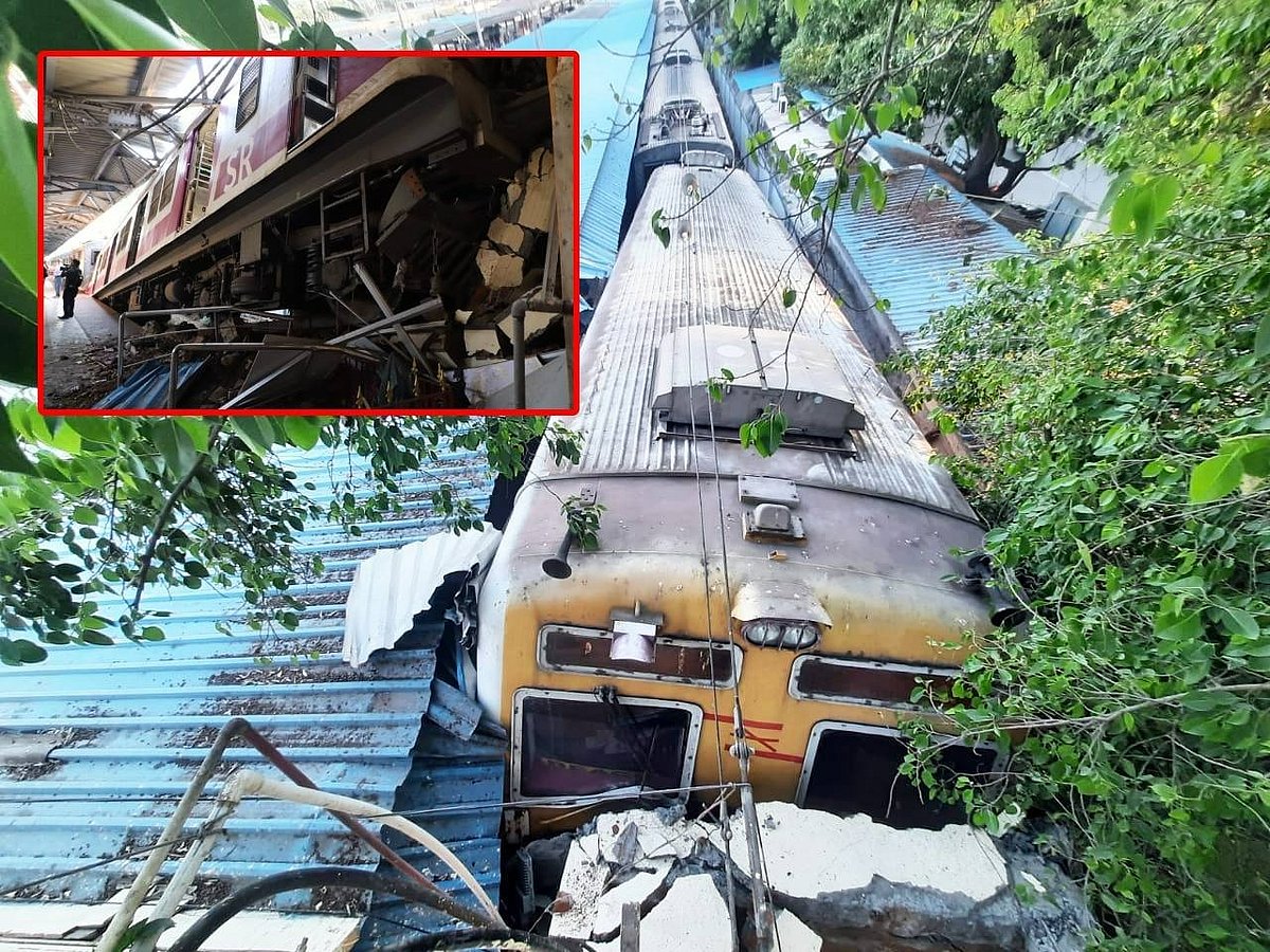 சென்னை: கட்டுப்பாட்டை இழந்து நடைமேடைக்குள் புகுந்த மின்சார ரயில்... குதித்துத் தப்பித்த ஓட்டுநர்!