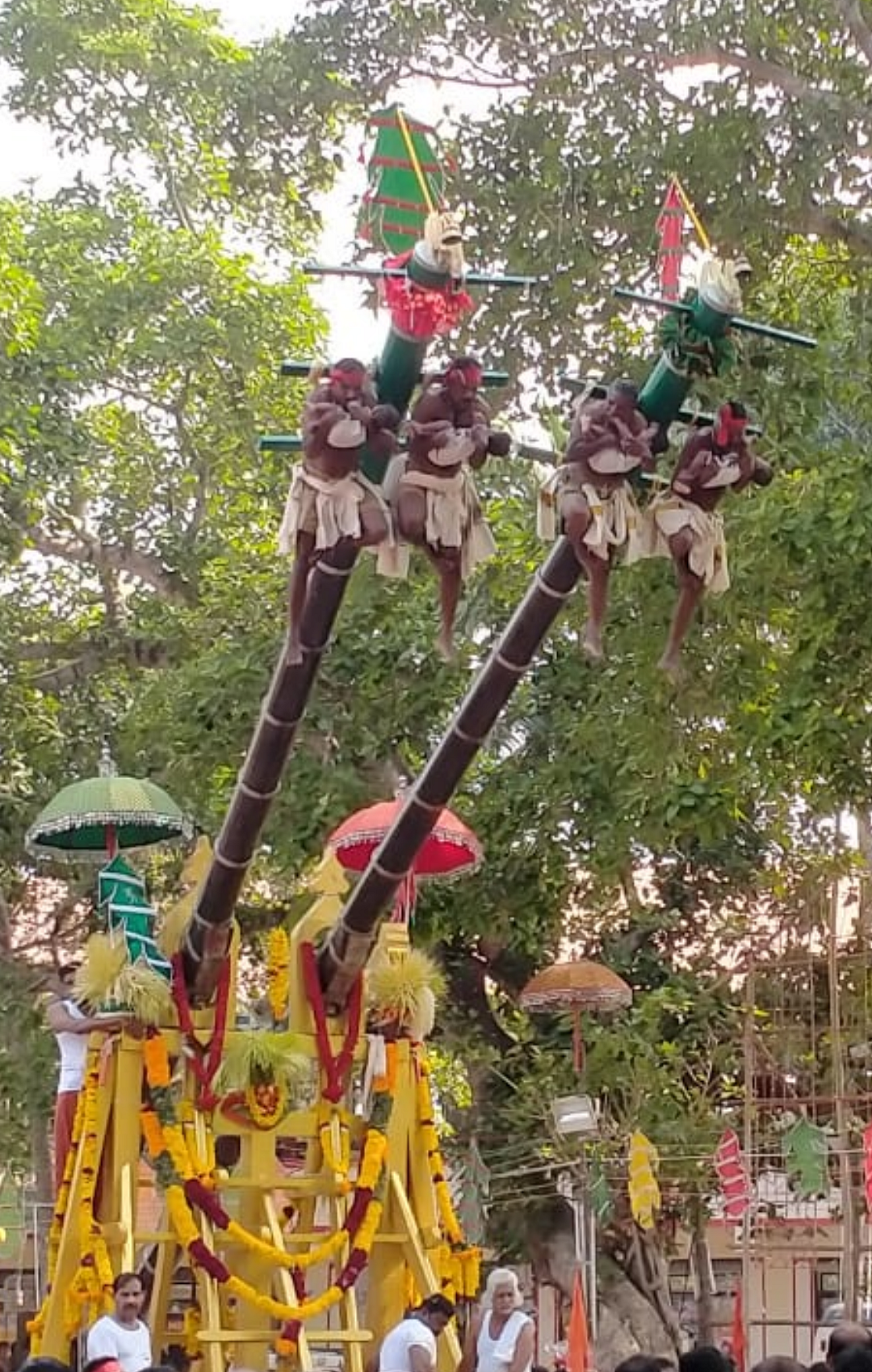 கொல்லங்கோடு கோயிலில் தூக்க நேர்ச்சை வழிபாடு