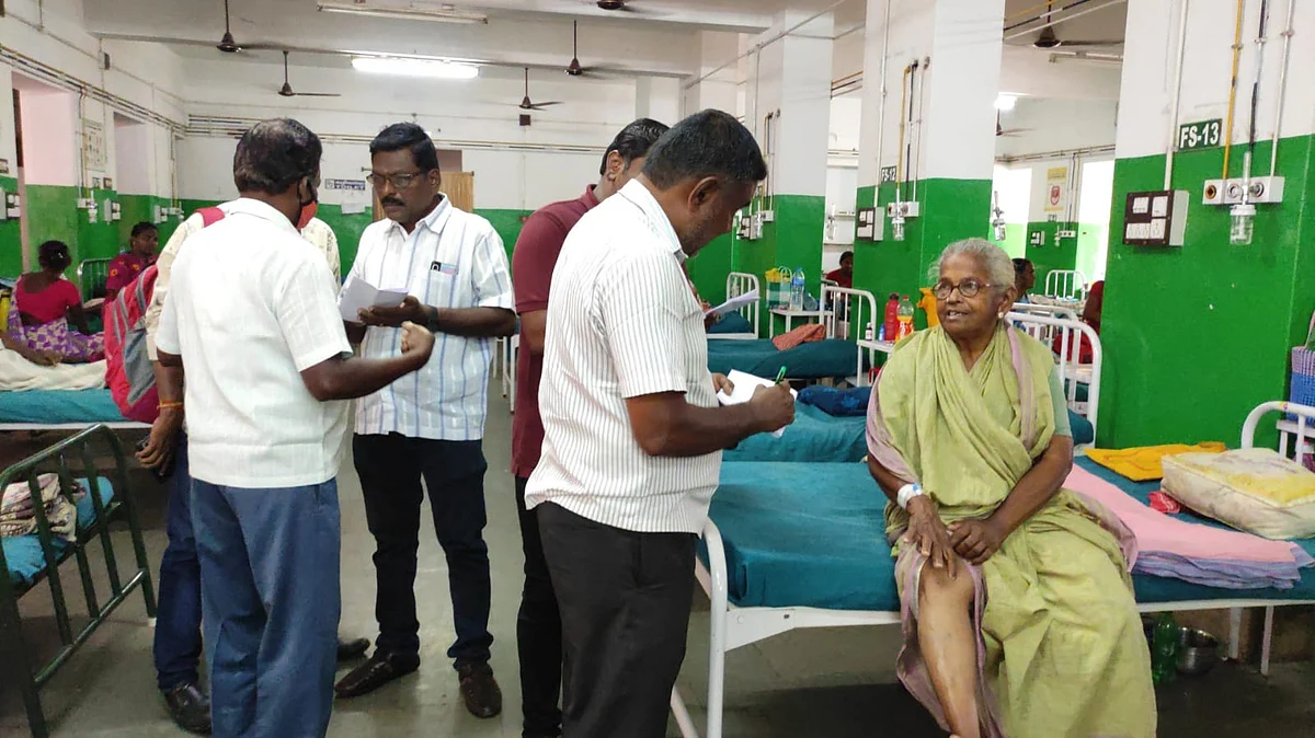 அறுவை சிகிச்சை செய்யப்பட்ட குருவம்மாள்
