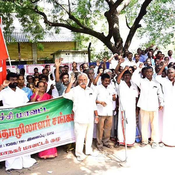 தொழிலாளர்கள் போராட்டம்