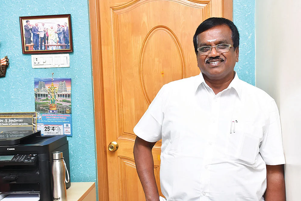 ஜெகதீசன்,தலைவர் தமிழக தொழில் வர்த்தக சங்கம்