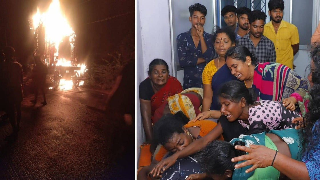 தஞ்சாவூர் தேர்த் திருவிழாவில் திடீர் விபத்து