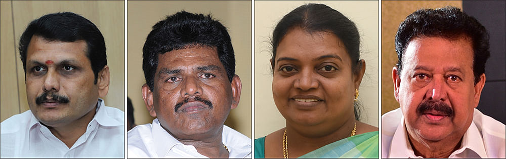 செந்தில் பாலாஜி, அனிதா ராதாகிருஷ்ணன், கீதா ஜீவன், பொன்முடி