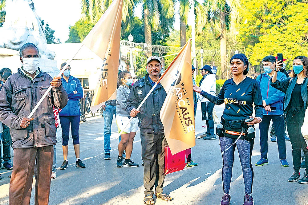 கொல்கத்தா டு டெல்லி! - கட்டடக் கலைஞரின் வாக்கிங், டாக்கிங் வித்தியாச முயற்சி