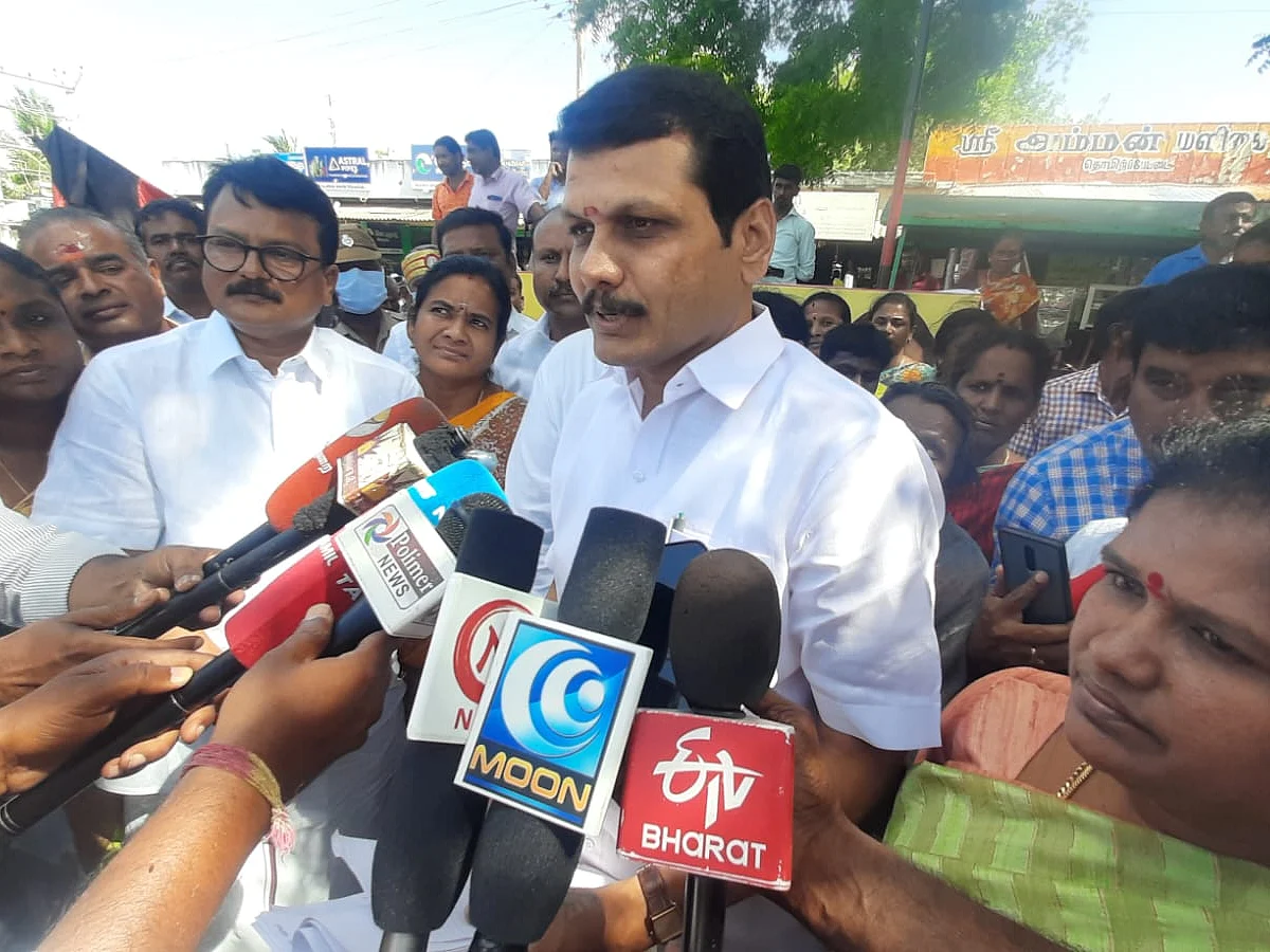 ``தனது இருப்பை காட்டிக்கொள்ள அண்ணாமலை இப்படி பேசுகிறார்” - அமைச்சர் செந்தில் பாலாஜி