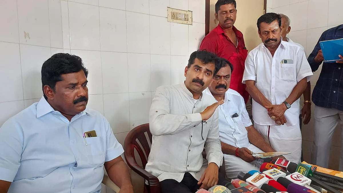 செய்தியாளர் சந்திப்பில் துரை வைகோ