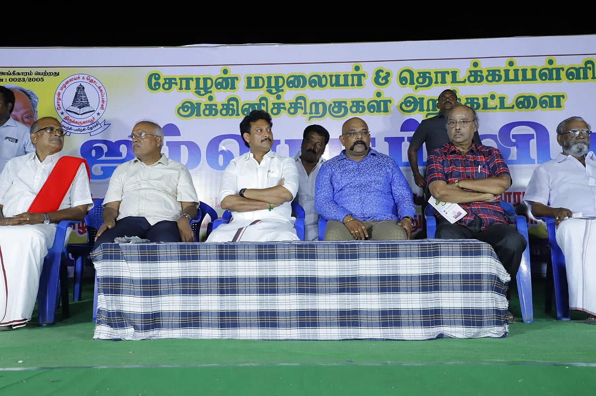 நம்மாழ்வார் சிலை திறப்பு நிகழ்வில்