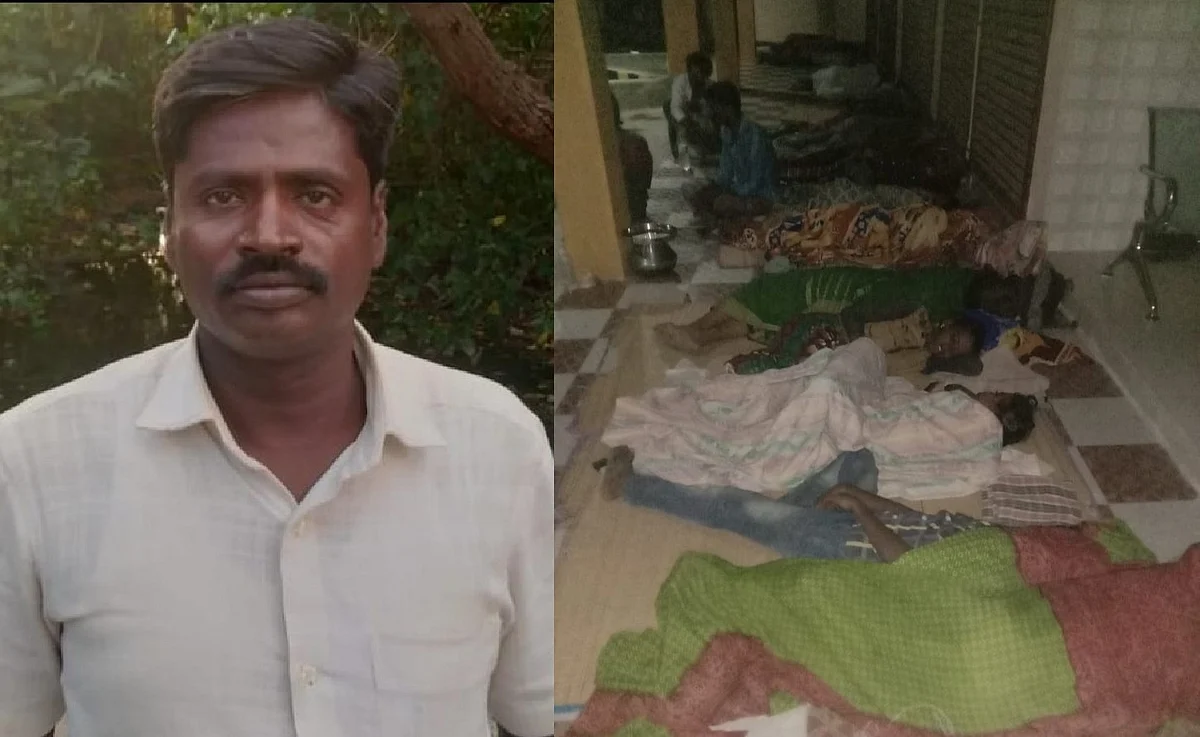 ஆதி.குப்பன், பேருந்து நிலையத்தில் உறங்கிய நாடோடி மக்கள்