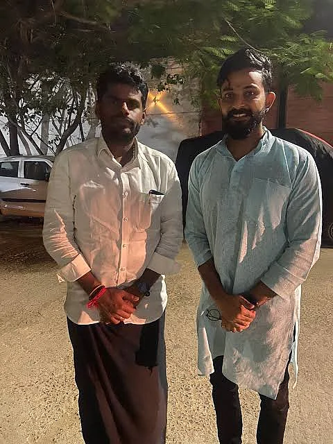 அண்ணாமலையுடன் கார்த்திக் கோபிநாத்