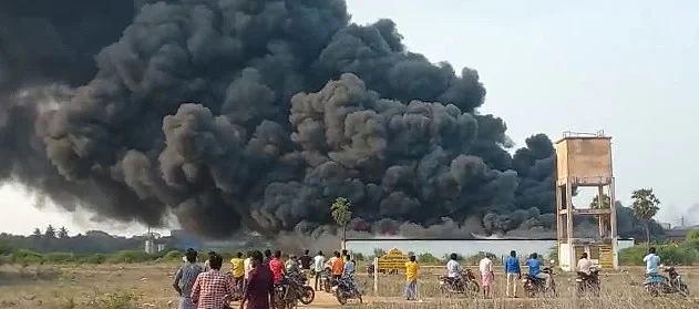 தொழிற்சாலை தீ விபத்து