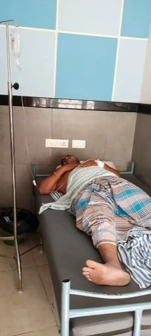 மருத்துவமனையில் சிகிச்சை பெறும் கர்ணன்
