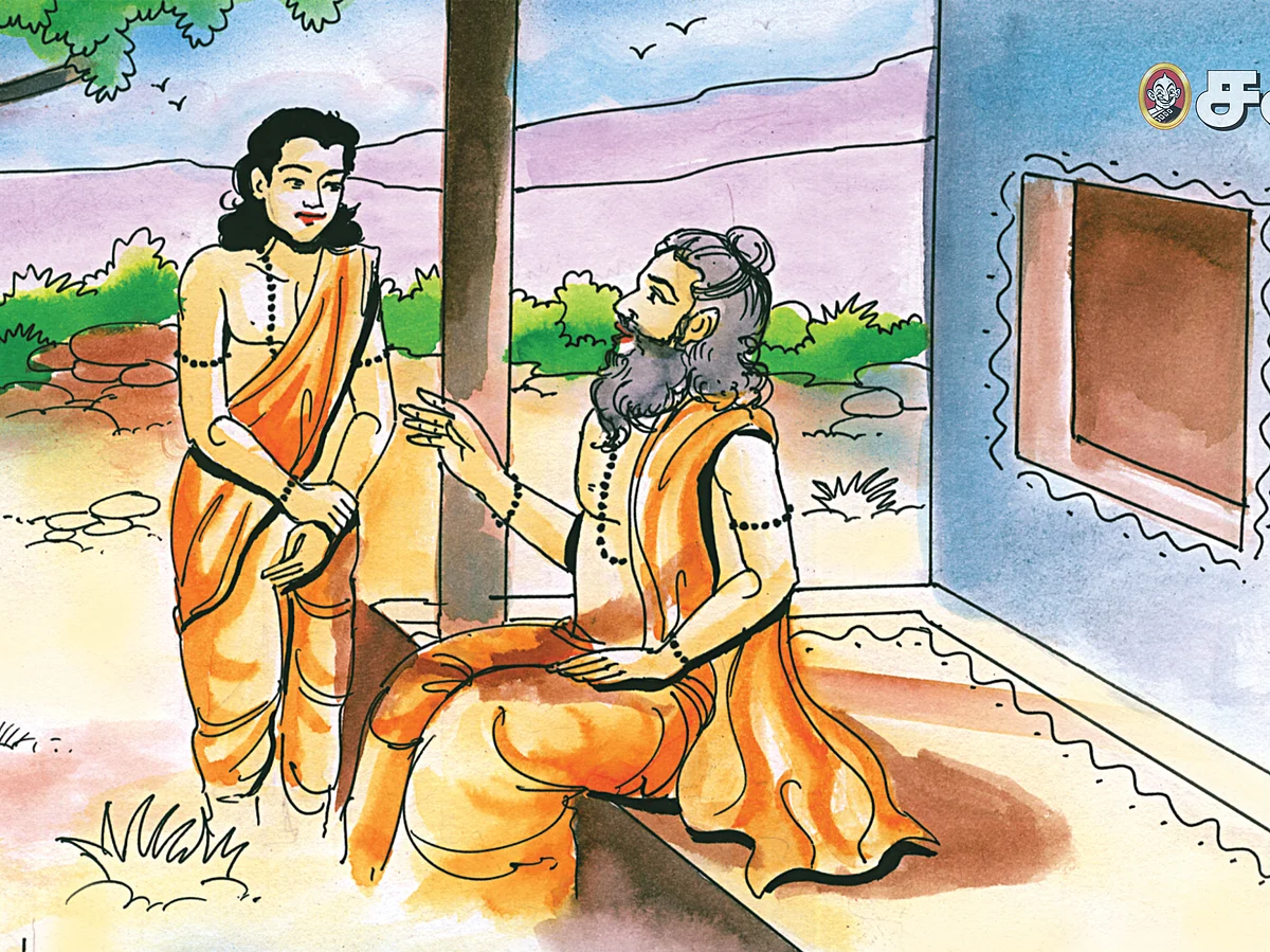 இரண்டு கழுகுகள் இரண்டு குரங்குகள்!