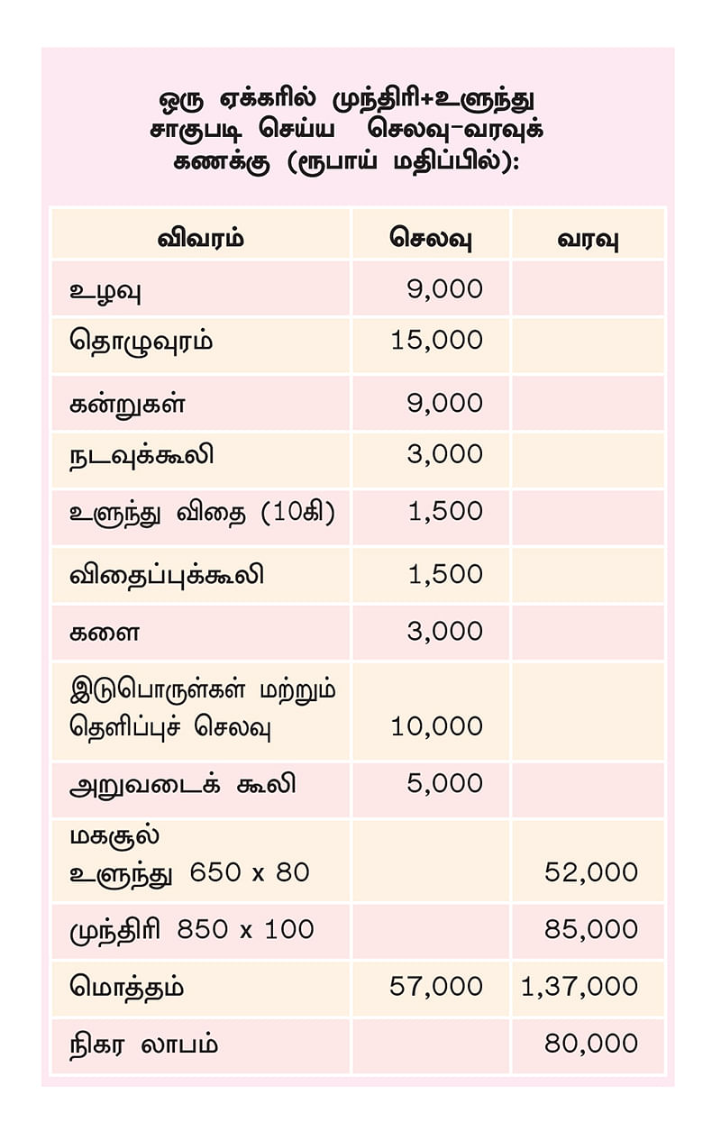 செலவு- வரவு