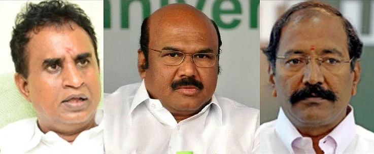 வேலுமணி, ஜெயக்குமார், தங்கமணி