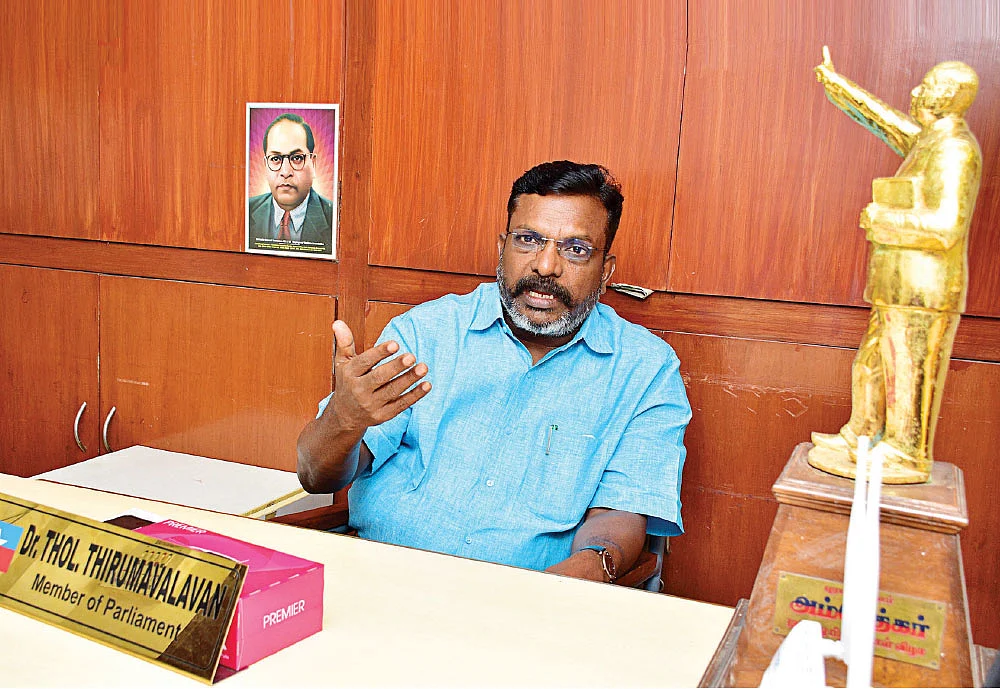 அண்ணாமலையின் அரசியல் அரைவேக்காட்டுத்தனமானது! - விளாசும் தொல்.திருமாவளவன்